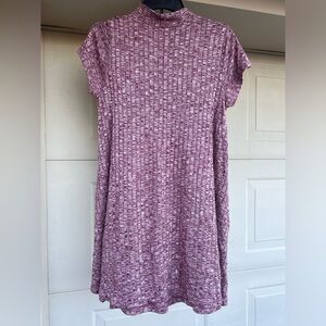 Women’s flare knit tee shirt dress